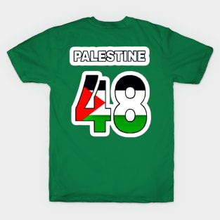 Palestine 48 - Sticker - Back T-Shirt